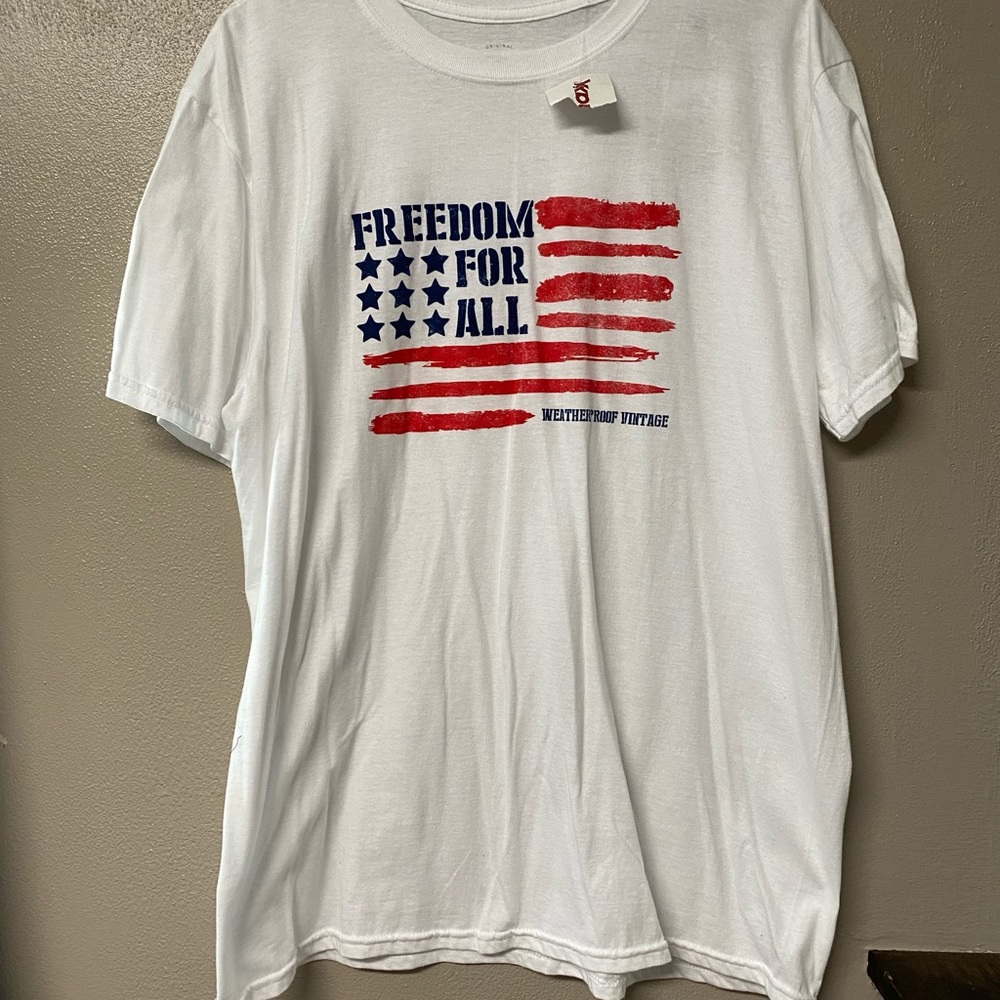 New With Tags Flag T Shirt